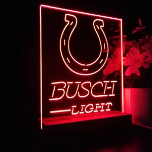 Indianapolis Colts Busch Light LED Desk Light