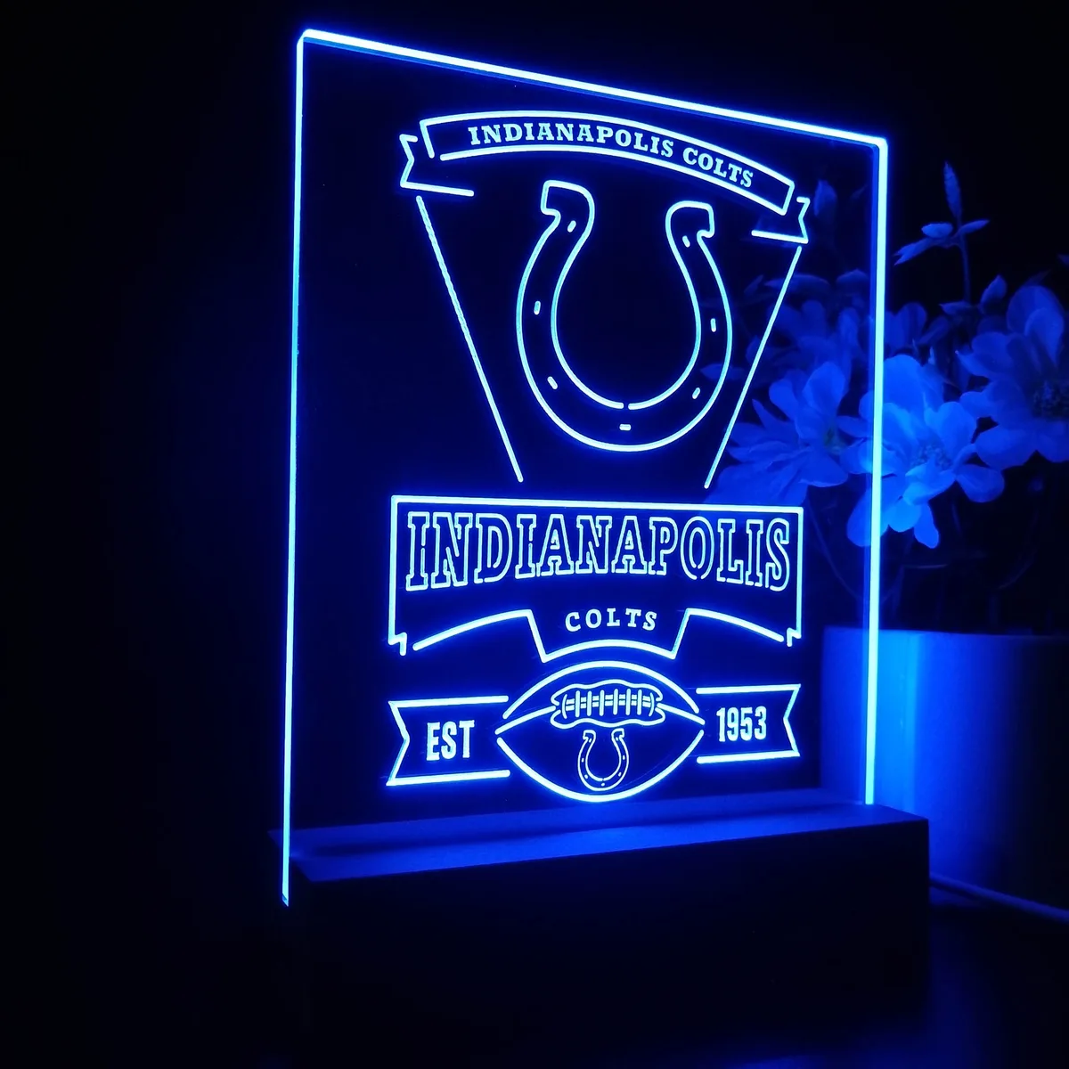 Indianapolis Colts EST 1953 LED Desk Light
