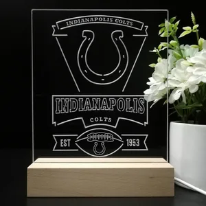 Indianapolis Colts EST 1953 LED Desk Light