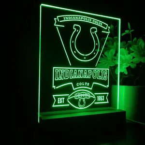 Indianapolis Colts EST 1953 LED Desk Light