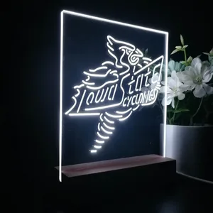 Iowa State Cyclones Logo LED Desk Light