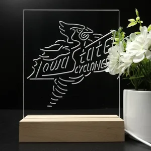 Iowa State Cyclones Logo LED Desk Light