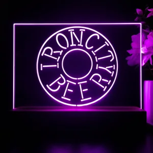 Iron City Beer Wheel LED Desk Light