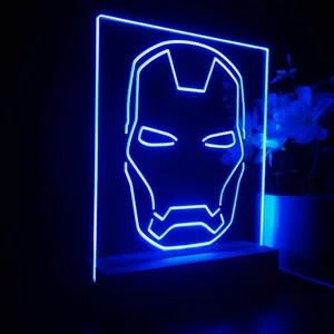 Iron Man Face LED Desk Light
