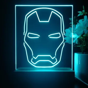 Iron Man Face LED Desk Light