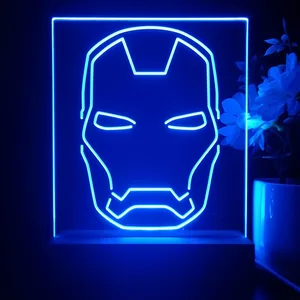 Iron Man Face LED Desk Light