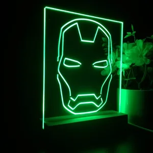 Iron Man Face LED Desk Light