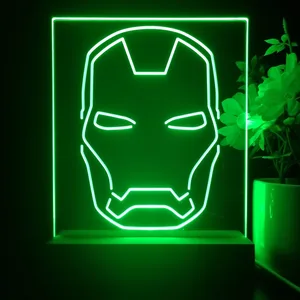 Iron Man Face LED Desk Light