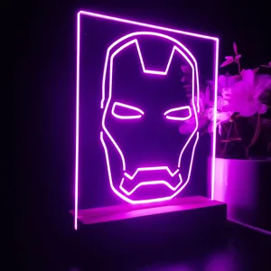 Iron Man Face LED Desk Light