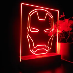 Iron Man Face LED Desk Light