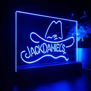 Jack Daniel's Cowboy Hat LED Desk Light