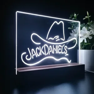 Jack Daniel's Cowboy Hat LED Desk Light
