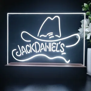 Jack Daniel's Cowboy Hat LED Desk Light