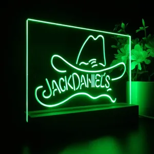Jack Daniel's Cowboy Hat LED Desk Light