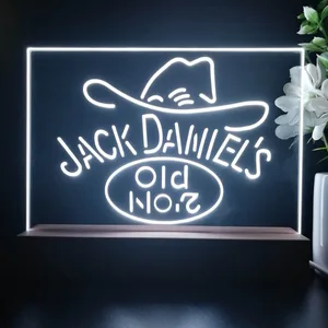 Jack Daniel's Cowboy Hat Old No. 7 LED Desk Light