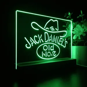 Jack Daniel's Cowboy Hat Old No. 7 LED Desk Light