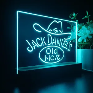 Jack Daniel's Cowboy Hat Old No. 7 LED Desk Light
