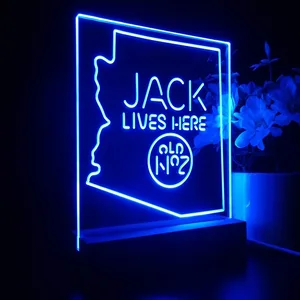 Jack Daniel's Jack Lives Here Arizona LED Desk Light