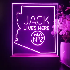 Jack Daniel's Jack Lives Here Arizona LED Desk Light