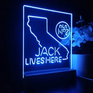 Jack Daniel's Jack Lives Here California LED Desk Light