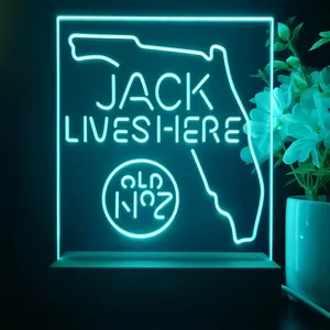 Jack Daniel's Jack Lives Here Florida LED Desk Light