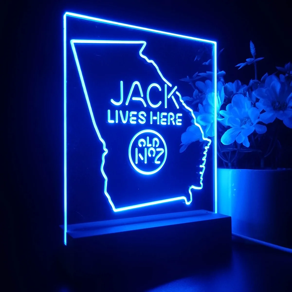 Jack Daniel's Jack Lives Here Georgia LED Desk Light
