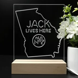 Jack Daniel's Jack Lives Here Georgia LED Desk Light