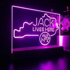 Jack Daniel's Jack Lives Here Kentucky LED Desk Light