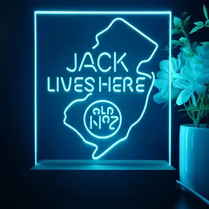 Jack Daniel's Jack Lives Here New Jersey LED Desk Light