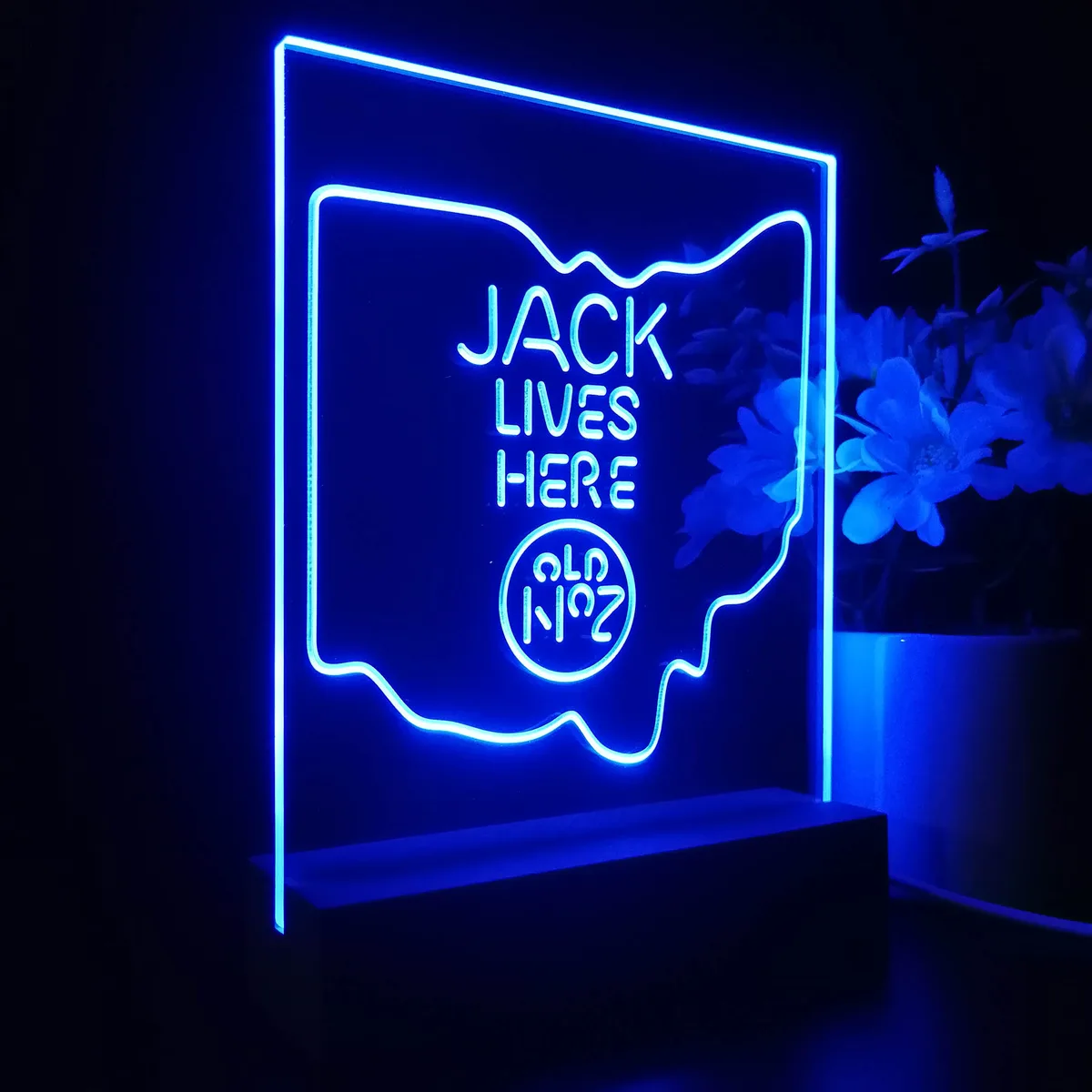 Jack Daniel's Jack Lives Here Ohio LED Desk Light