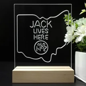 Jack Daniel's Jack Lives Here Ohio LED Desk Light