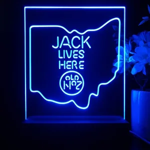 Jack Daniel's Jack Lives Here Ohio LED Desk Light