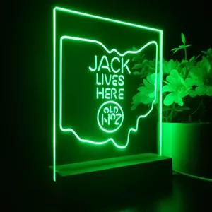 Jack Daniel's Jack Lives Here Ohio LED Desk Light