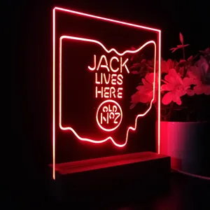 Jack Daniel's Jack Lives Here Ohio LED Desk Light