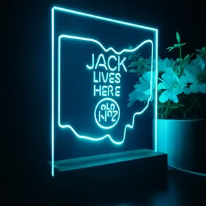 Jack Daniel's Jack Lives Here Ohio LED Desk Light