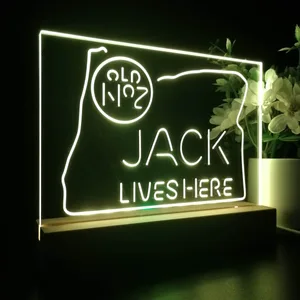 Jack Daniel's Jack Lives Here Oregon LED Desk Light