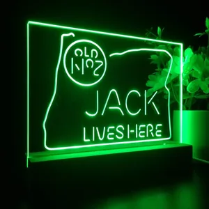 Jack Daniel's Jack Lives Here Oregon LED Desk Light
