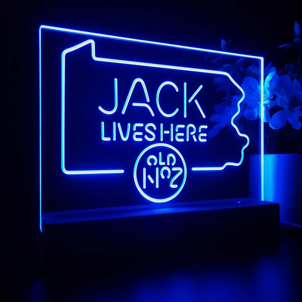 Jack Daniel's Jack Lives Here Pennsylvania LED Desk Light