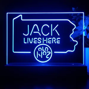 Jack Daniel's Jack Lives Here Pennsylvania LED Desk Light