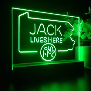 Jack Daniel's Jack Lives Here Pennsylvania LED Desk Light