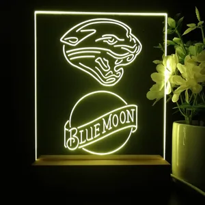 Jacksonville Jaguars Blue Moon LED Desk Light