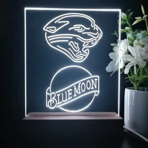 Jacksonville Jaguars Blue Moon LED Desk Light
