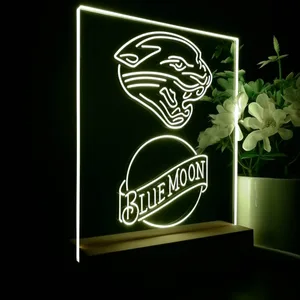 Jacksonville Jaguars Blue Moon LED Desk Light