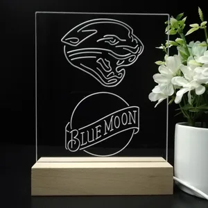 Jacksonville Jaguars Blue Moon LED Desk Light