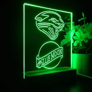 Jacksonville Jaguars Blue Moon LED Desk Light