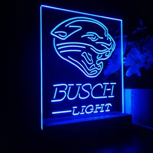Jacksonville Jaguars Busch Light LED Desk Light