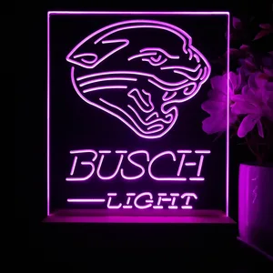 Jacksonville Jaguars Busch Light LED Desk Light