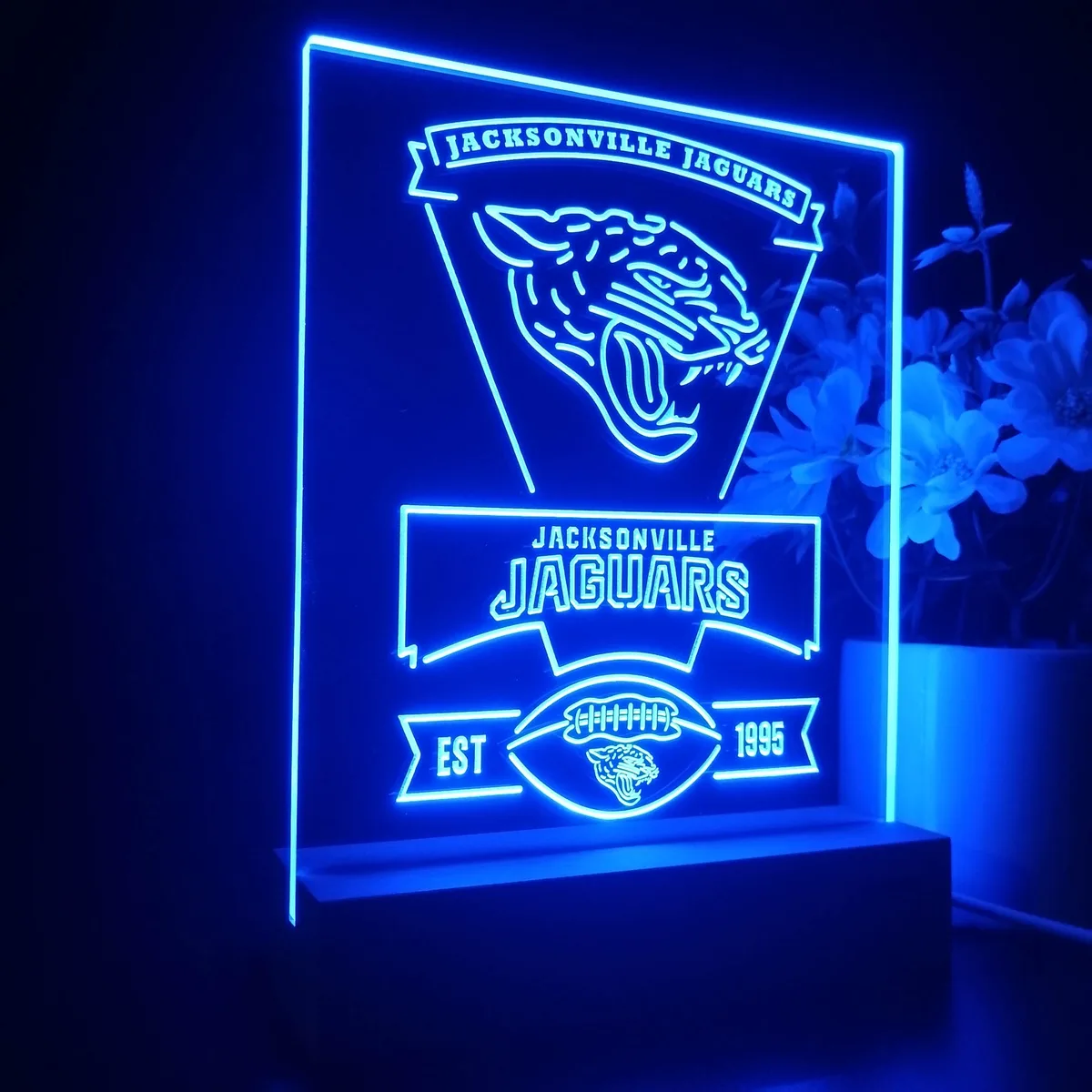 Jacksonville Jaguars EST 1955 LED Desk Light