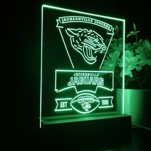 Jacksonville Jaguars EST 1955 LED Desk Light