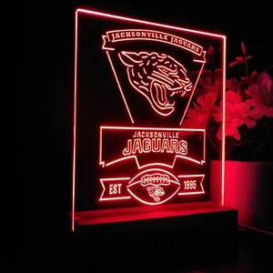 Jacksonville Jaguars EST 1955 LED Desk Light